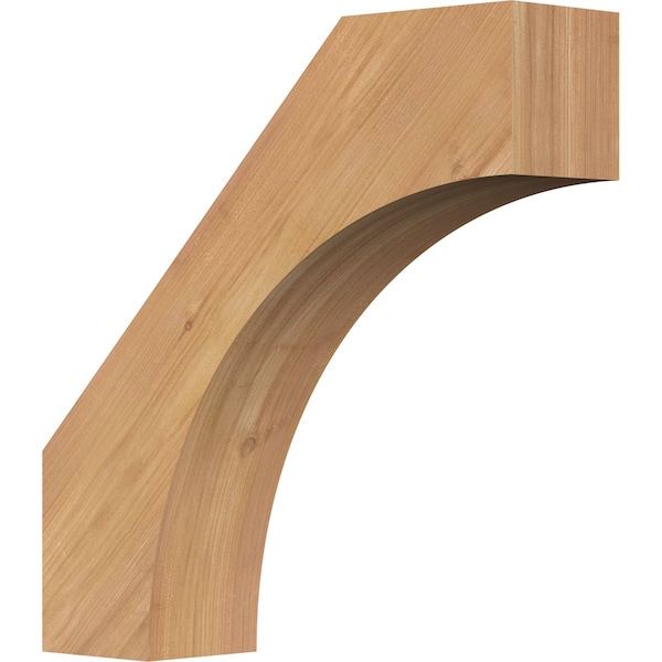 Ekena Millwork 3 1/2"W x 14"D x 14"H Westlake Smooth Knee Brace, Western Red Cedar BRC04X14X14WTL00SWR - main